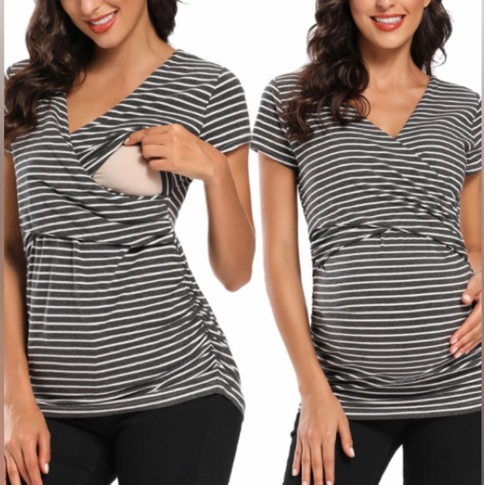 NWT Ecavus Maternity Nursing Top - Picture 3 of 13